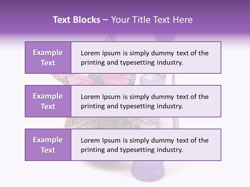 Isolated Woman Sprayer PowerPoint Template