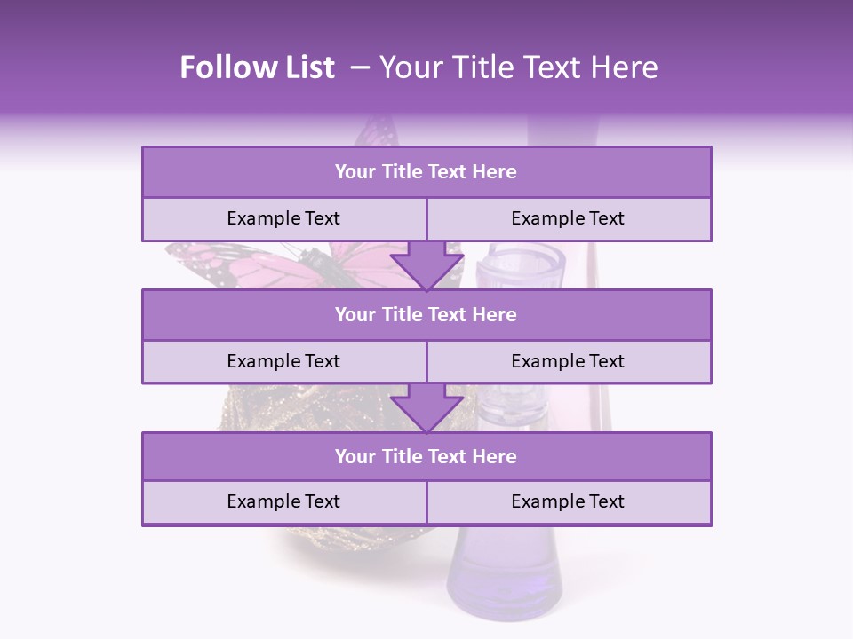 Isolated Woman Sprayer PowerPoint Template