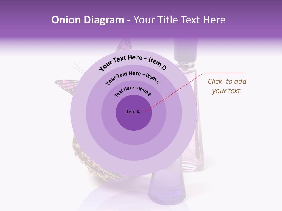 Isolated Woman Sprayer PowerPoint Template