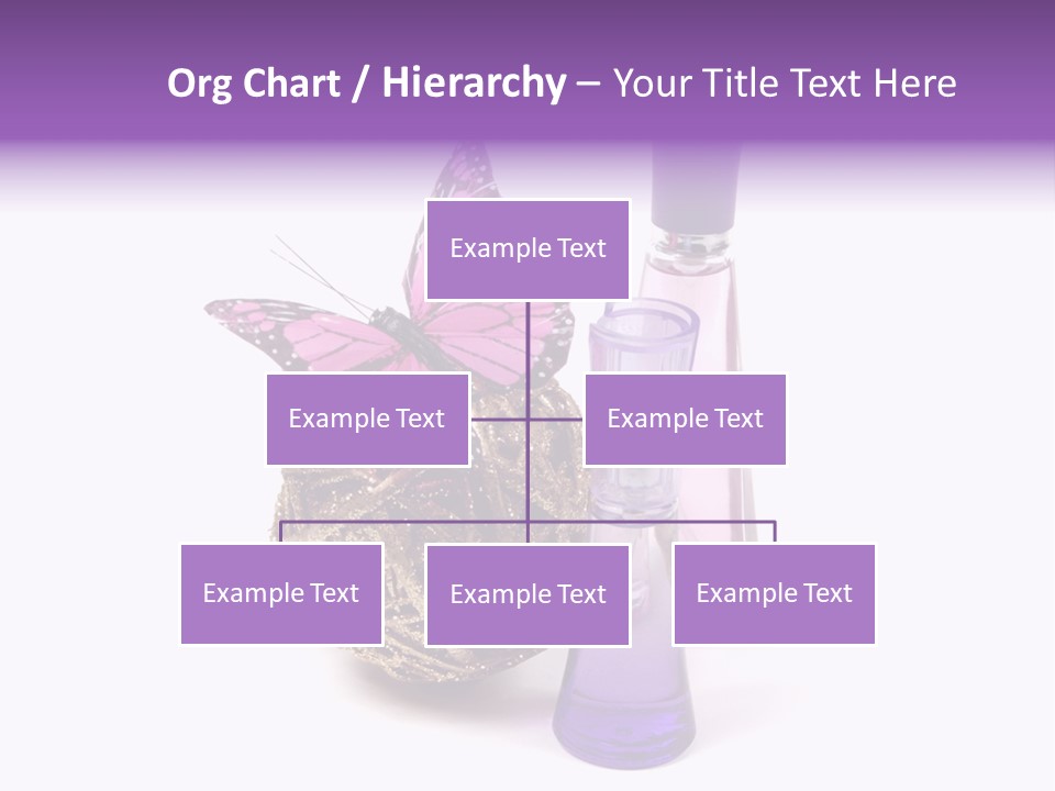 Isolated Woman Sprayer PowerPoint Template