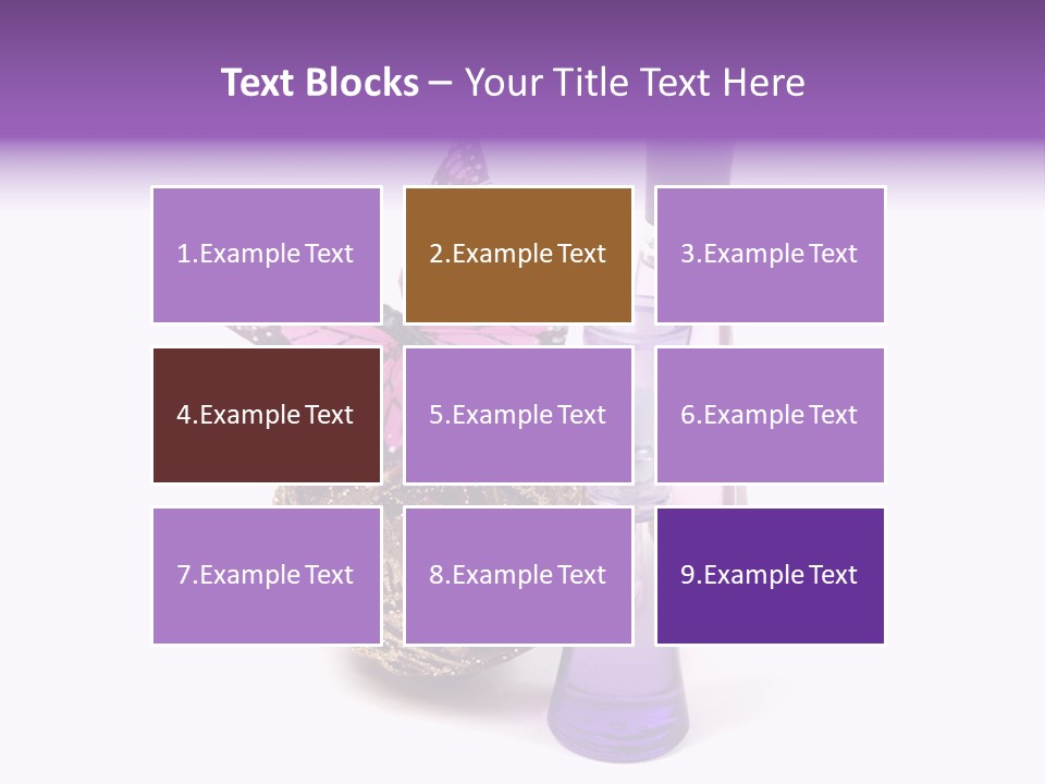 Isolated Woman Sprayer PowerPoint Template