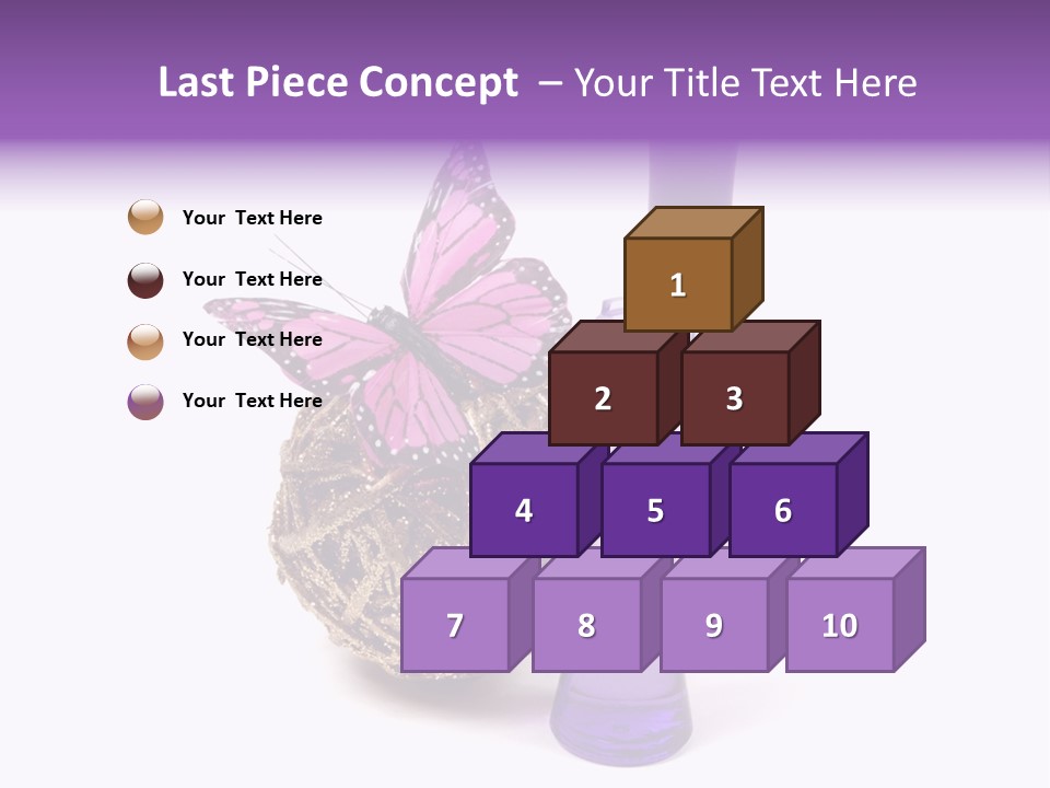 Isolated Woman Sprayer PowerPoint Template