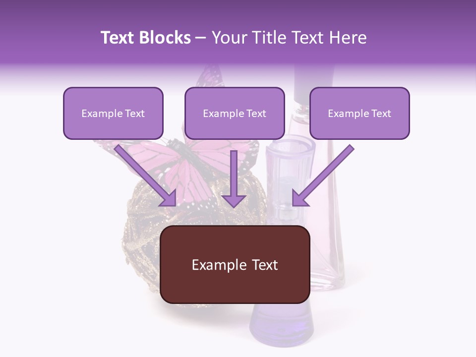 Isolated Woman Sprayer PowerPoint Template