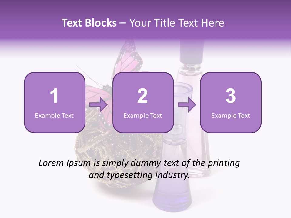 Isolated Woman Sprayer PowerPoint Template