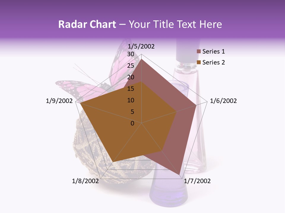 Isolated Woman Sprayer PowerPoint Template