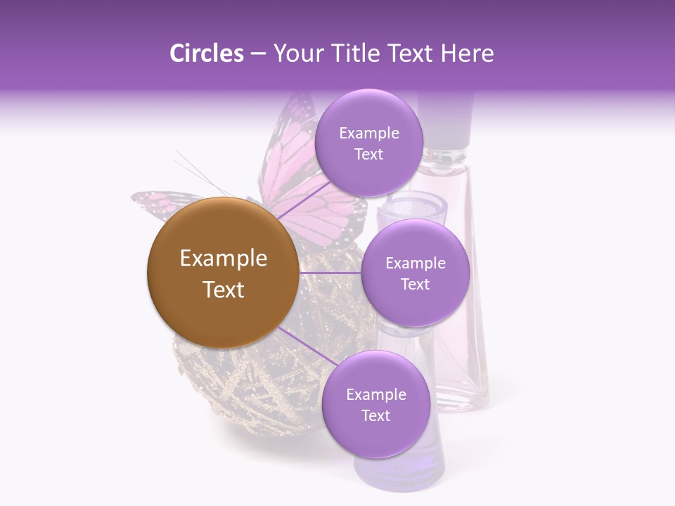 Isolated Woman Sprayer PowerPoint Template