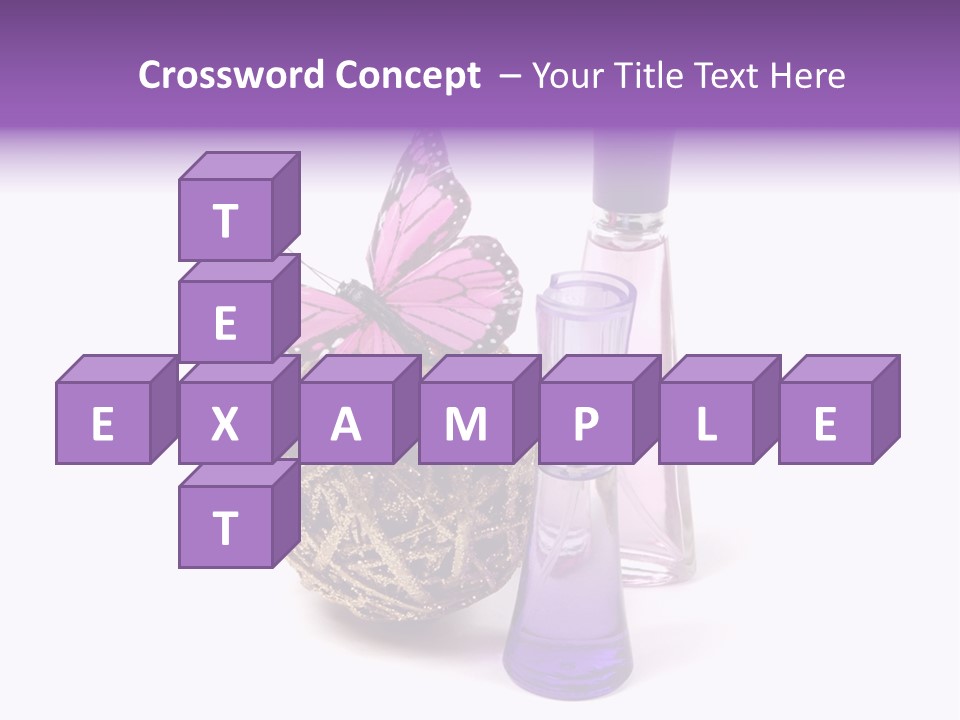 Isolated Woman Sprayer PowerPoint Template