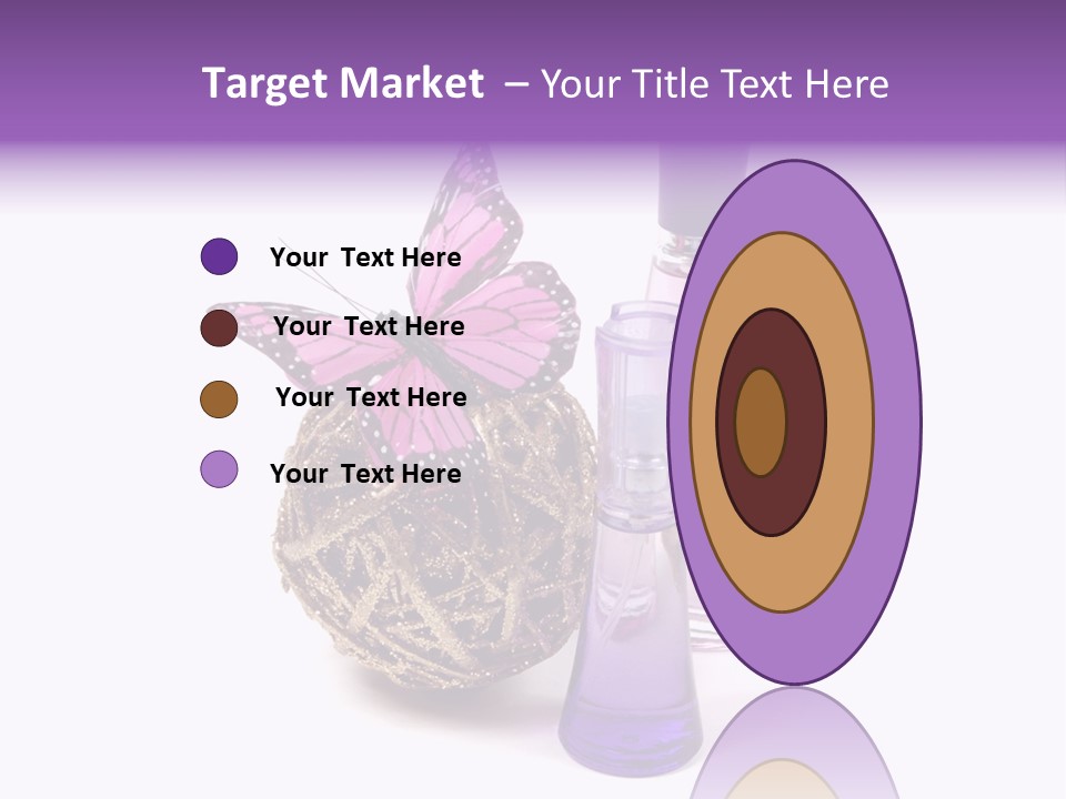 Isolated Woman Sprayer PowerPoint Template