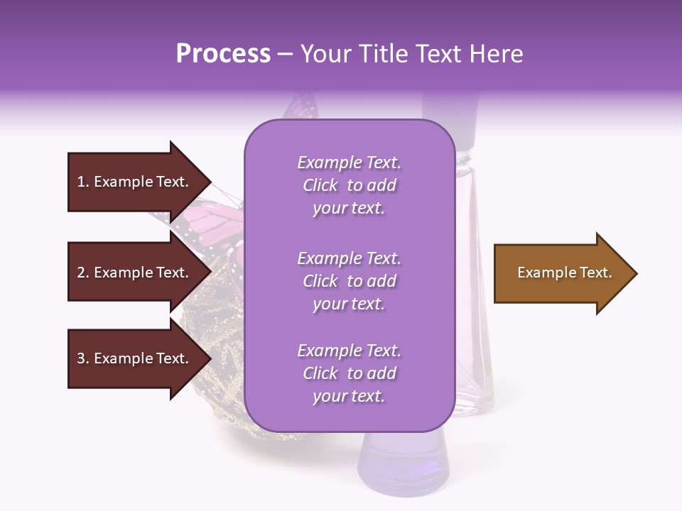 Isolated Woman Sprayer PowerPoint Template