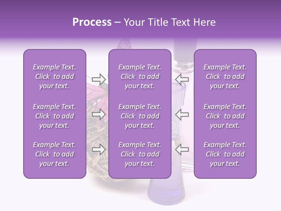 Isolated Woman Sprayer PowerPoint Template