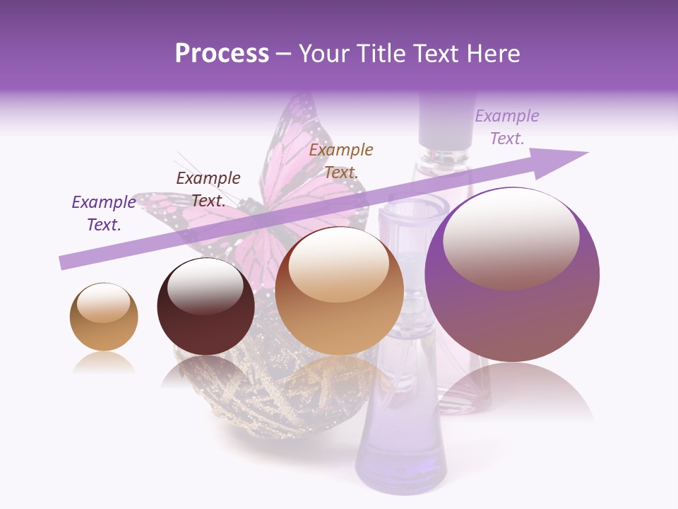 Isolated Woman Sprayer PowerPoint Template