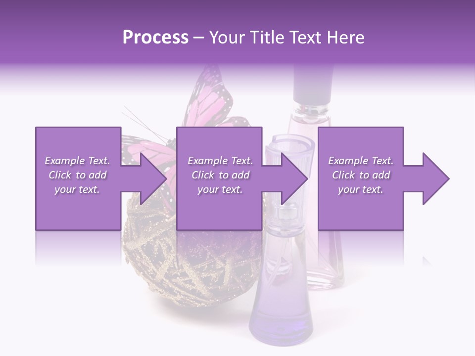 Isolated Woman Sprayer PowerPoint Template