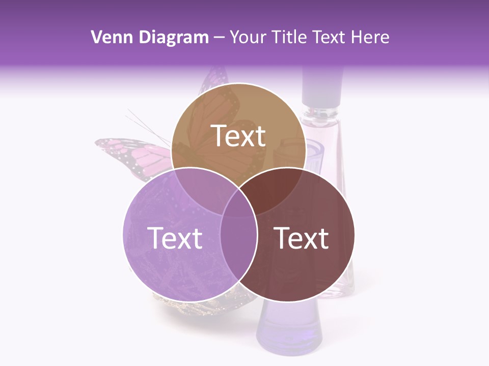 Isolated Woman Sprayer PowerPoint Template