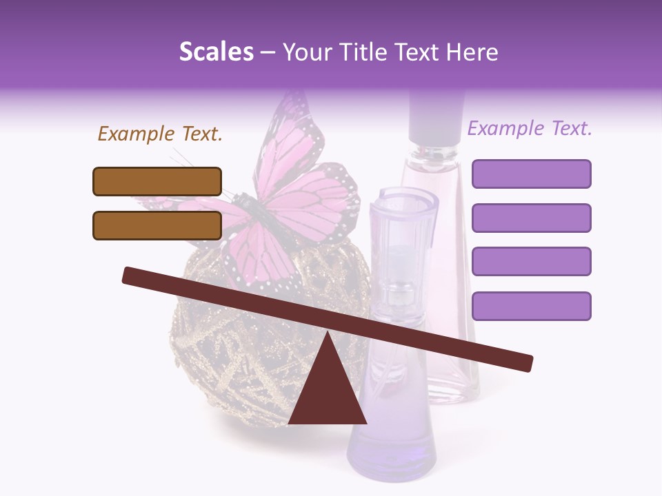 Isolated Woman Sprayer PowerPoint Template