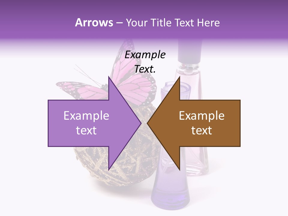 Isolated Woman Sprayer PowerPoint Template