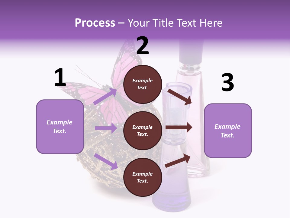 Isolated Woman Sprayer PowerPoint Template