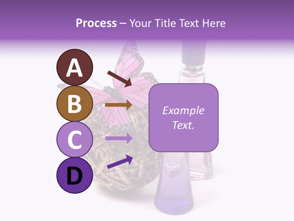 Isolated Woman Sprayer PowerPoint Template