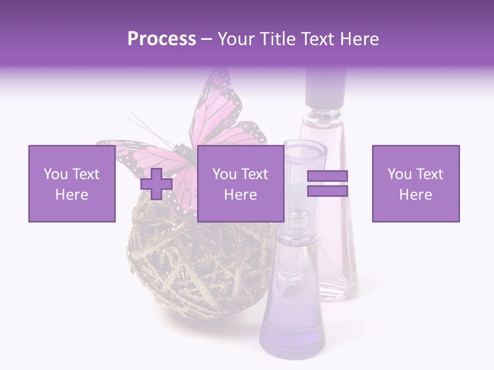 Isolated Woman Sprayer PowerPoint Template