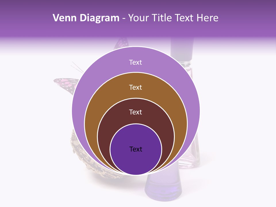 Isolated Woman Sprayer PowerPoint Template