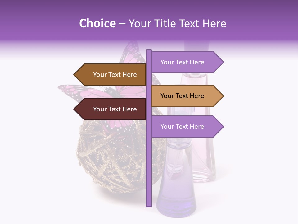 Isolated Woman Sprayer PowerPoint Template