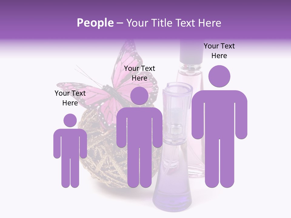 Isolated Woman Sprayer PowerPoint Template