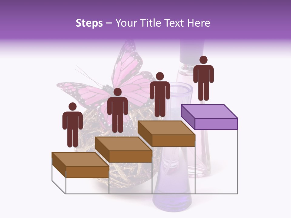 Isolated Woman Sprayer PowerPoint Template