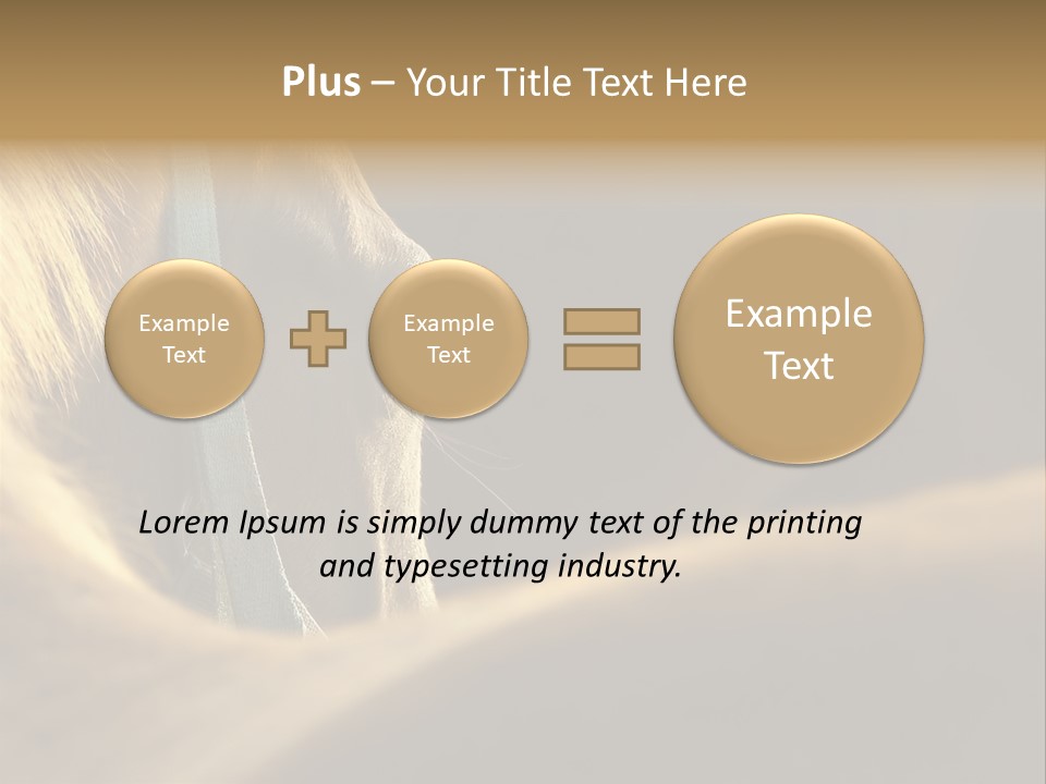 Face Stallion Outdoor PowerPoint Template