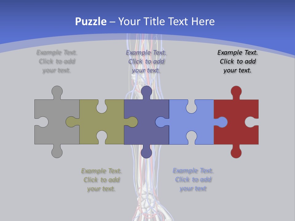 Elbow Red Science PowerPoint Template