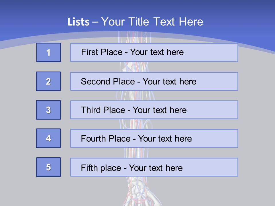 Elbow Red Science PowerPoint Template