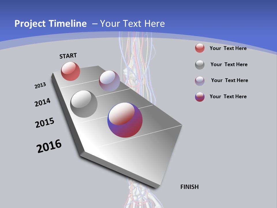 Elbow Red Science PowerPoint Template