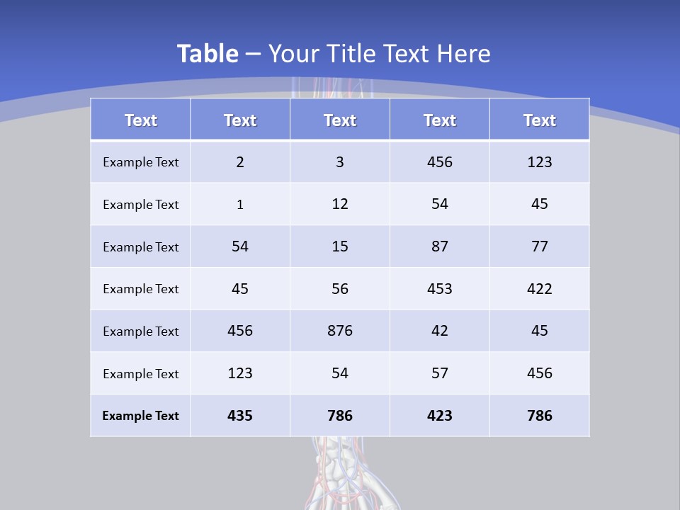 Elbow Red Science PowerPoint Template