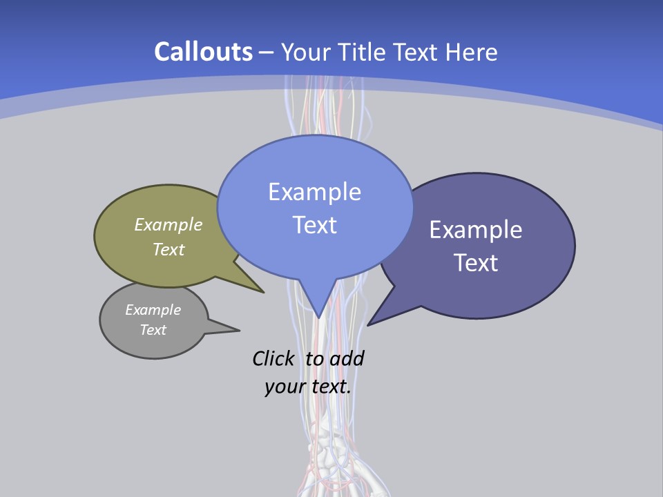 Elbow Red Science PowerPoint Template