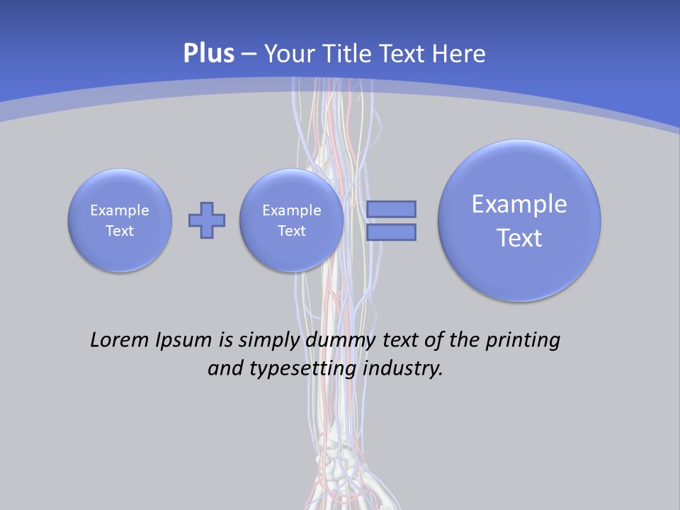 Elbow Red Science PowerPoint Template