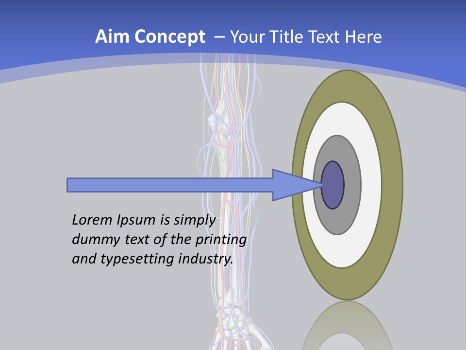 Elbow Red Science PowerPoint Template