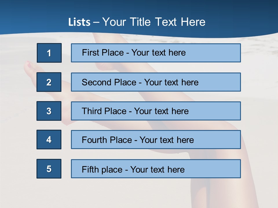 Beach Nature Water PowerPoint Template