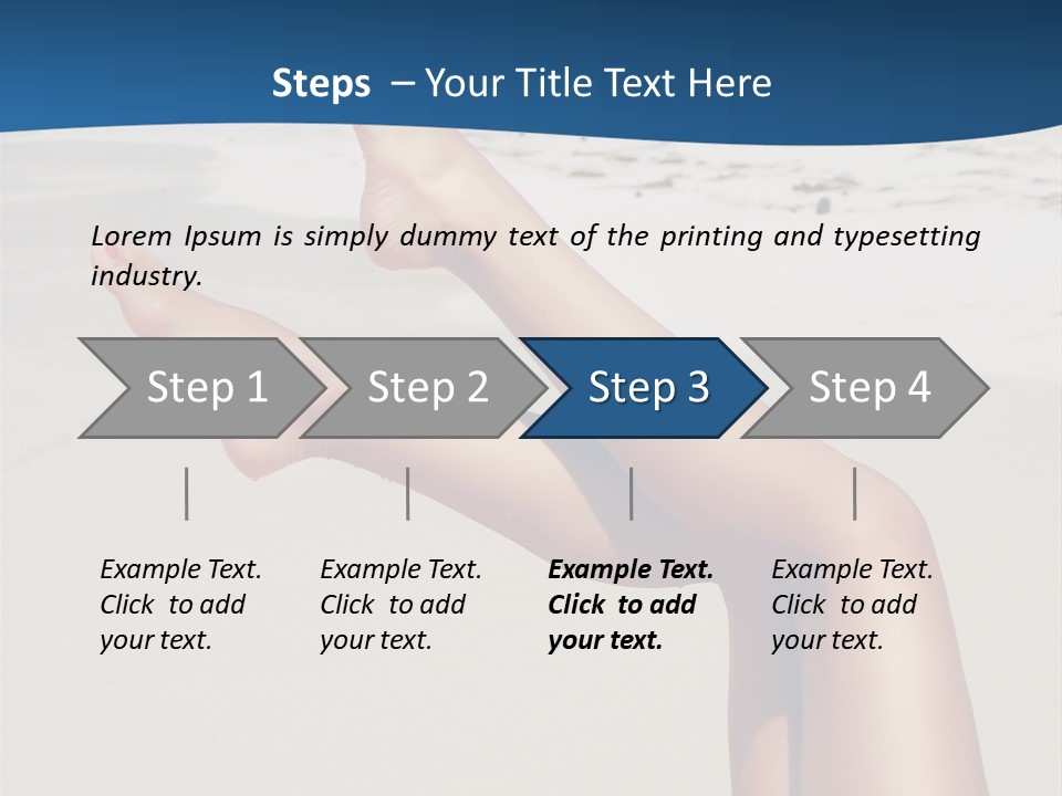 Beach Nature Water PowerPoint Template