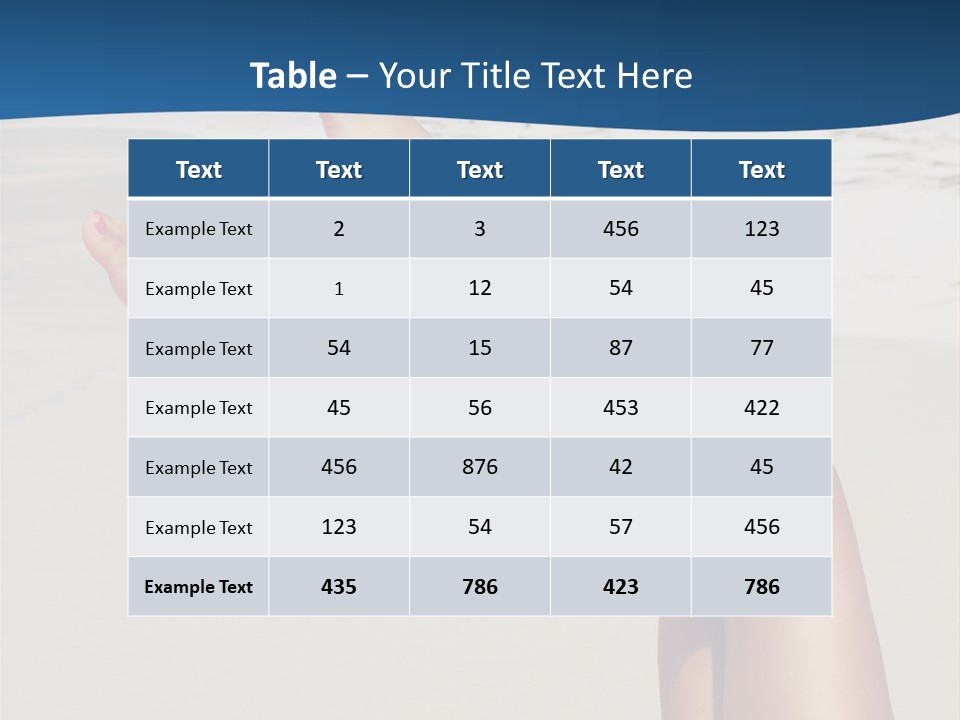 Beach Nature Water PowerPoint Template