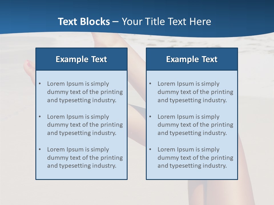 Beach Nature Water PowerPoint Template