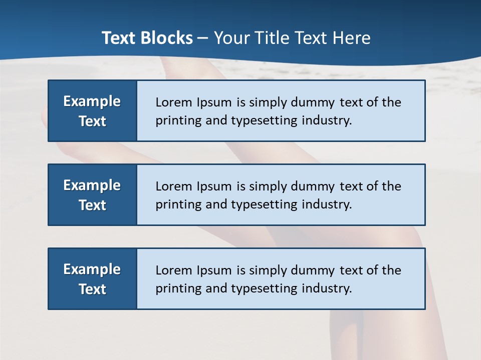 Beach Nature Water PowerPoint Template