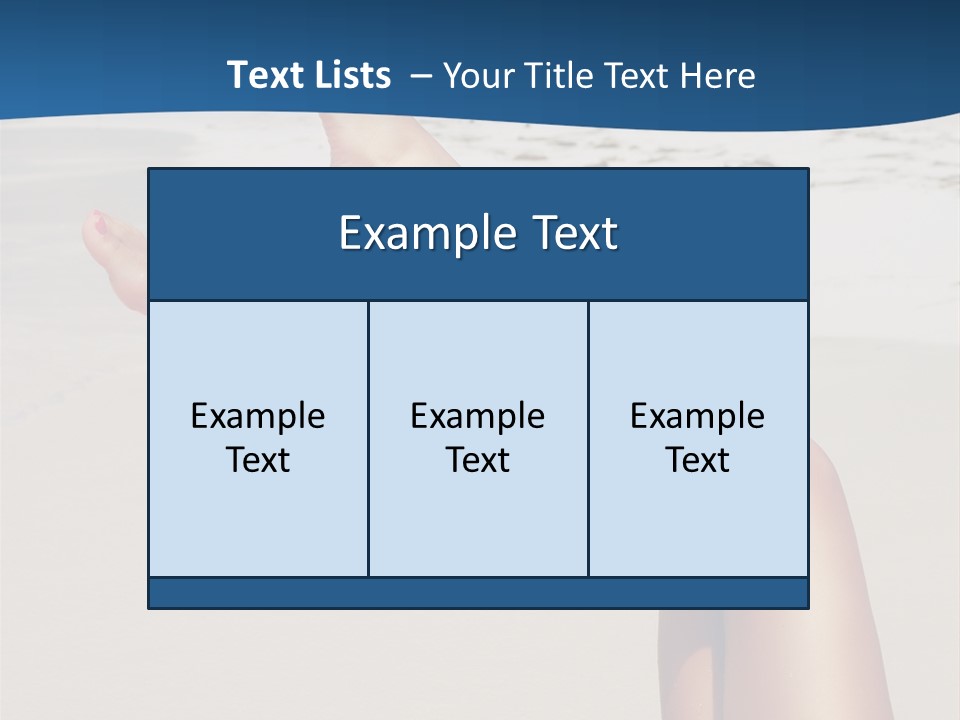 Beach Nature Water PowerPoint Template
