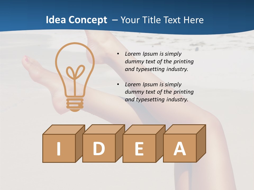 Beach Nature Water PowerPoint Template