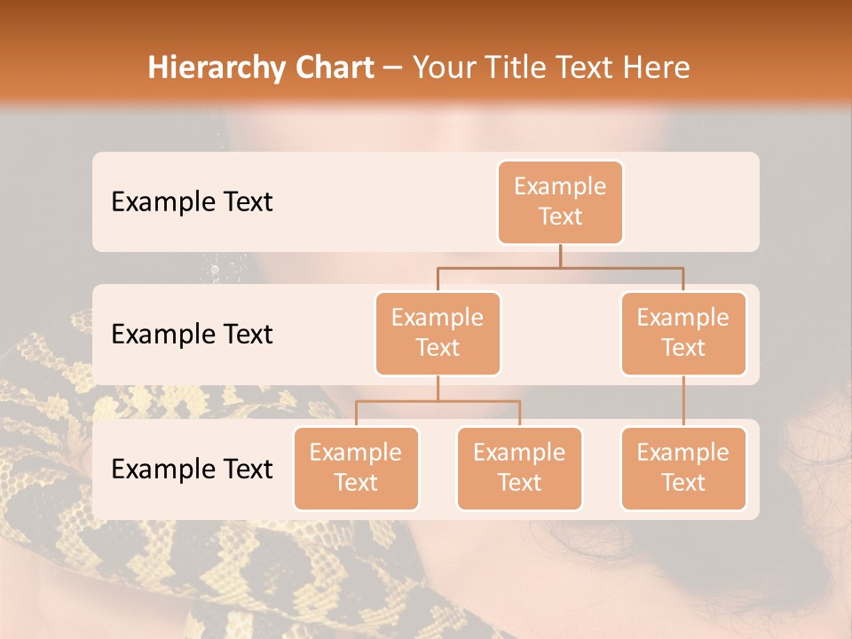 Tanned Seductive Babe PowerPoint Template