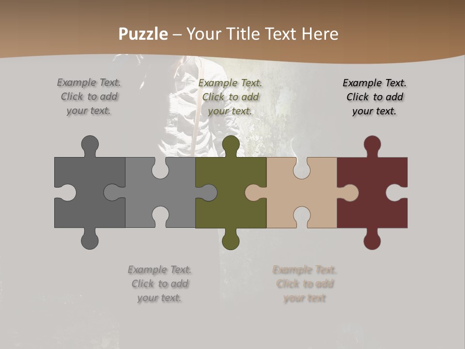 Criminal Pistol Hijacker PowerPoint Template