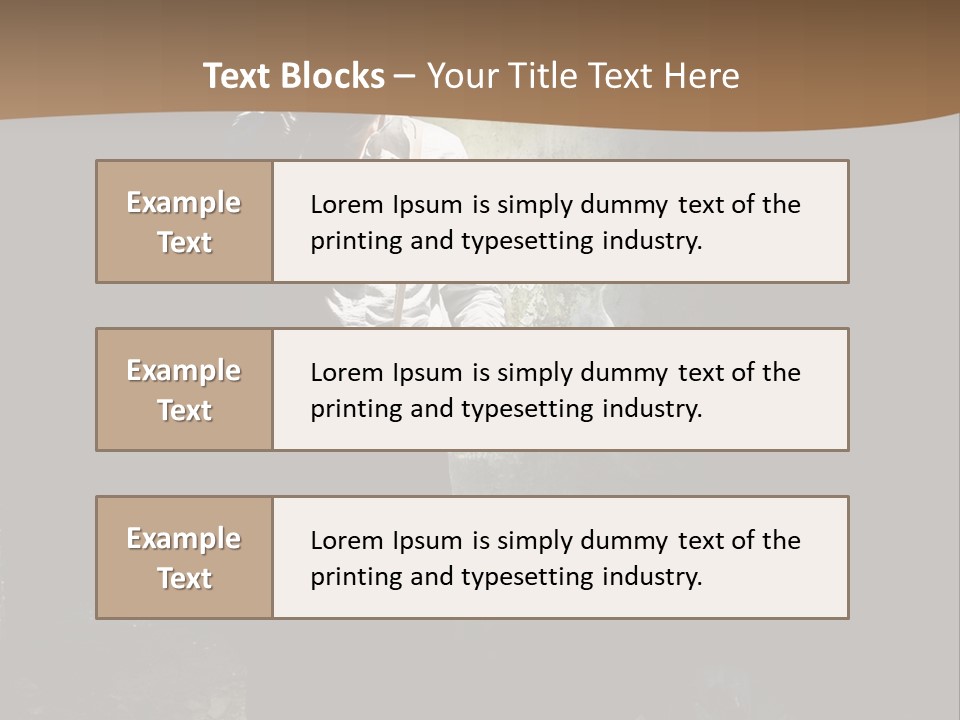 Criminal Pistol Hijacker PowerPoint Template