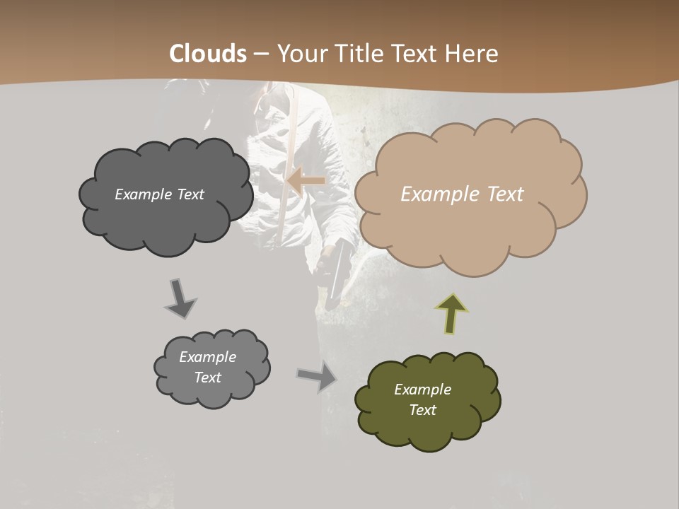 Criminal Pistol Hijacker PowerPoint Template