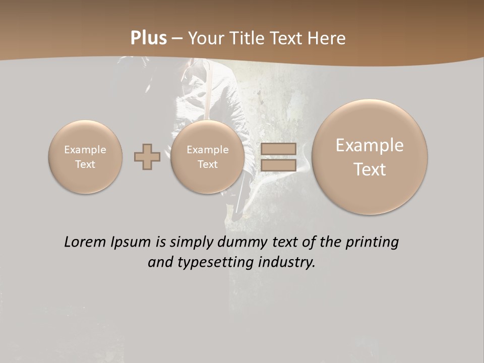 Criminal Pistol Hijacker PowerPoint Template