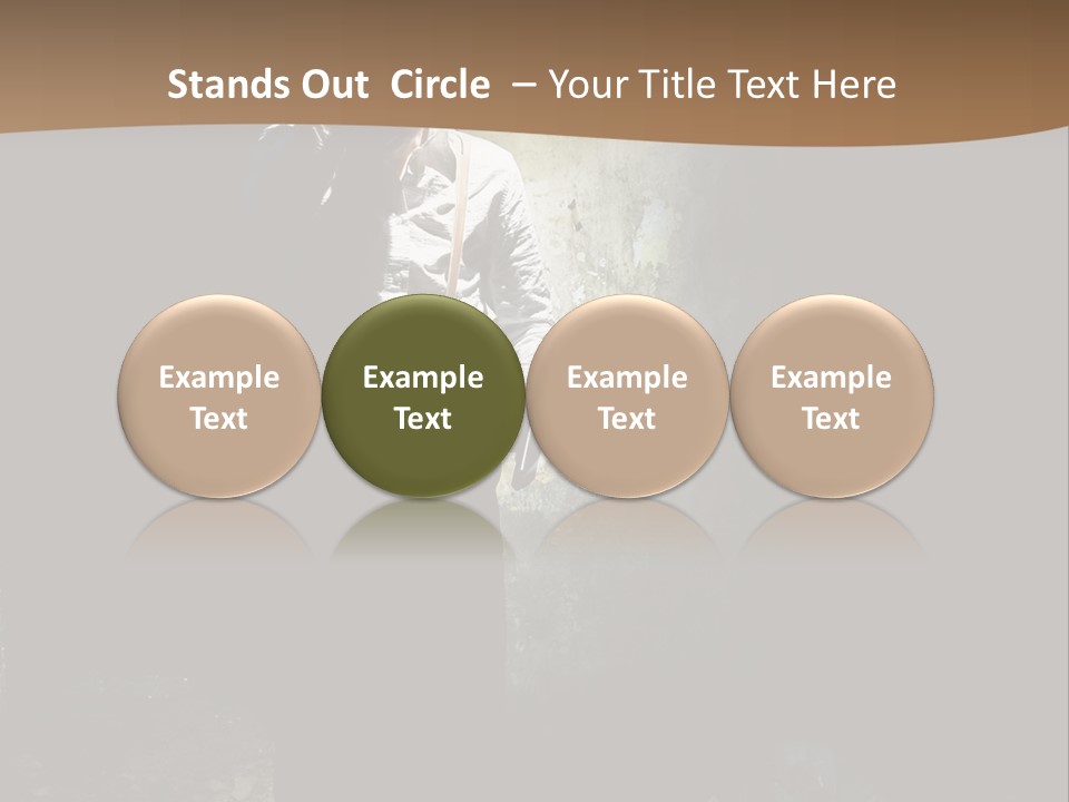 Criminal Pistol Hijacker PowerPoint Template