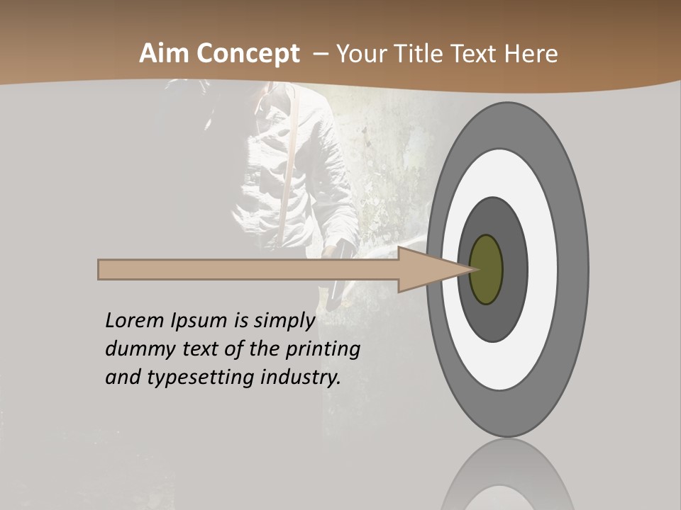 Criminal Pistol Hijacker PowerPoint Template