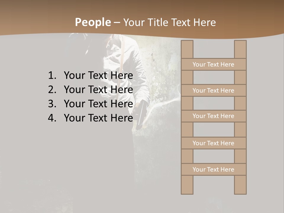 Criminal Pistol Hijacker PowerPoint Template