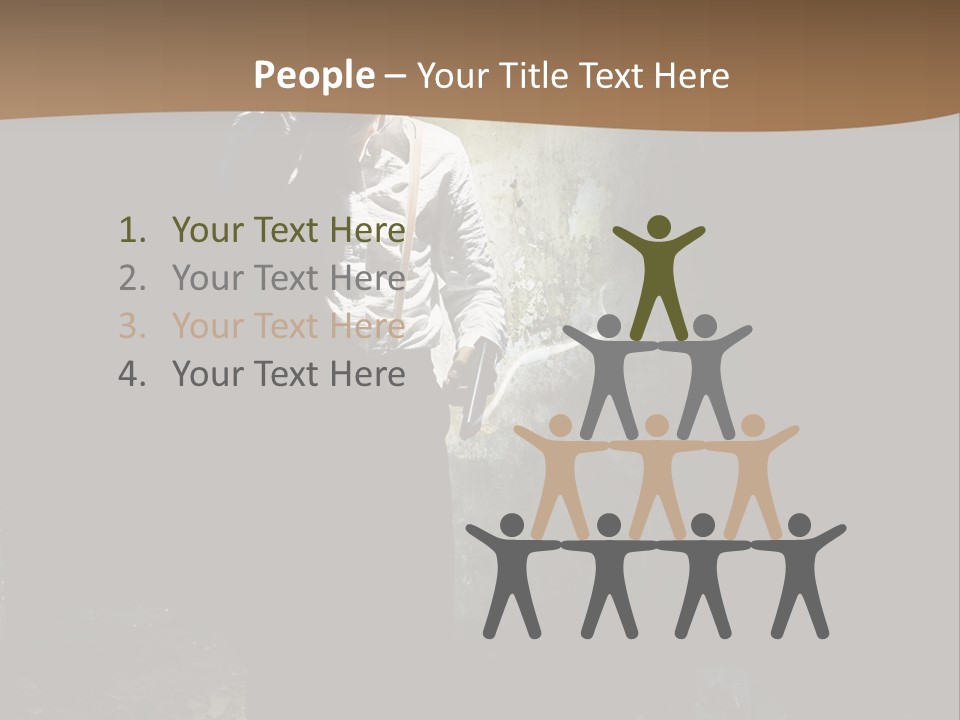 Criminal Pistol Hijacker PowerPoint Template